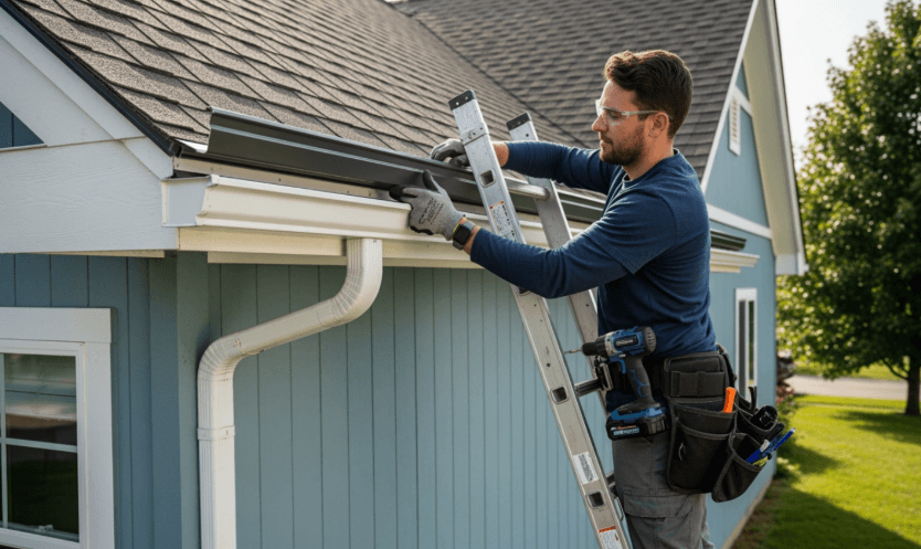 How Proper Gutter Installation Protects Your Roofline and Foundation