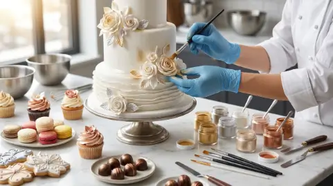 Cake Decorating Secrets with Edible Luster Dust